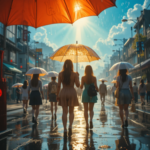 同一场雨里的晴天