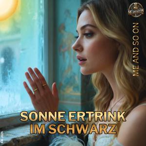 Sonne ertrink im Schwarz