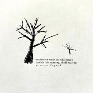 The Winter Winds Are Whispering Harshly This Morning, Shrill Nothings at the Nape of My Neck
