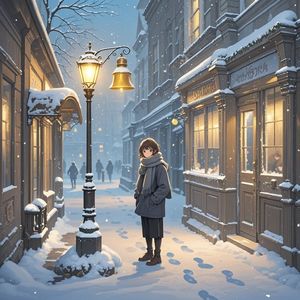 街角雪