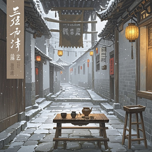 旧巷听雨