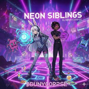 Neon Siblings (Bunny x Vampy)