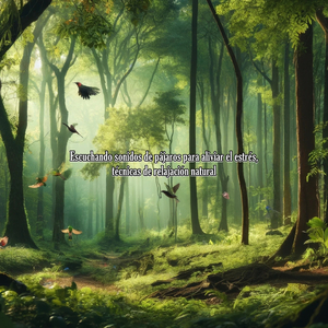 Refugio sonoro, el alivio del estrés mediante la escucha de pájaros