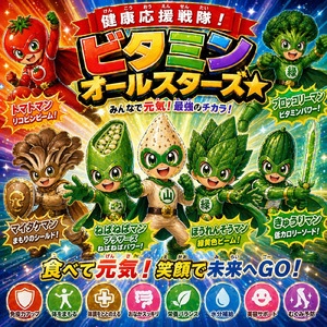 健康応援戦隊！ビタミンオールスターズ★
