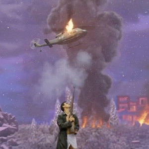 ブラックロングコート (jibon ver.)