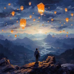 Sky with Yellow Spots