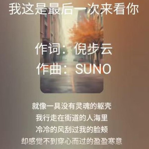 我这是最后一次来看你