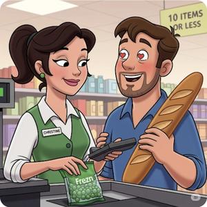 Checkout girl