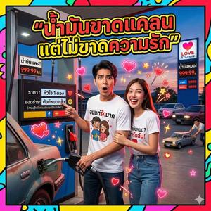 น้ำมันขาดแคลนแต่ไม่ขาดความรัก