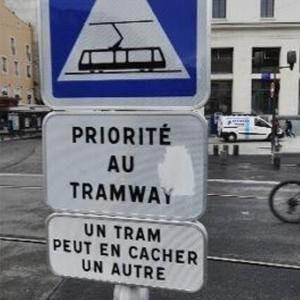 Un tram peut en cacher un autre