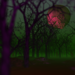 怪物は一時的に去った。この隙に森に逃げ込もう