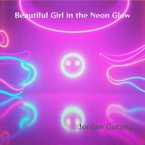 Beautiful Girl in the Neon Glow