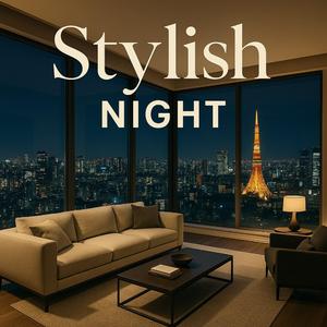 光る摩天楼のシルエット