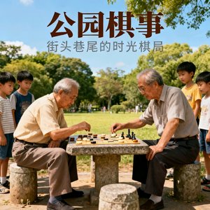 公园棋摊