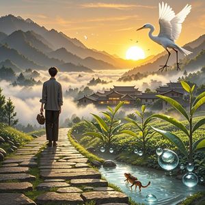 山风裹着茶油香-落叶知秋
