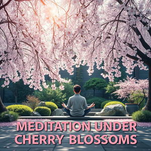 Meditation Under Cherry Blossoms