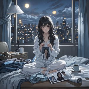 深夜的窗前_银河