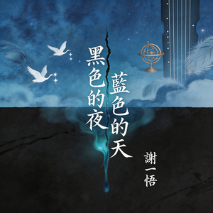 黑色的夜蓝色的天