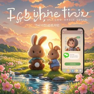 大栗子兔子和小栗子兔子-娅娅