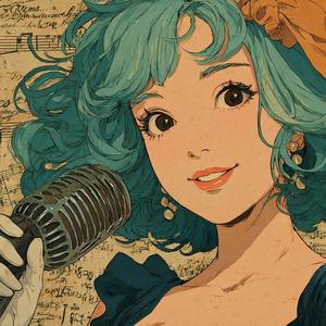 シャンデリアの上で