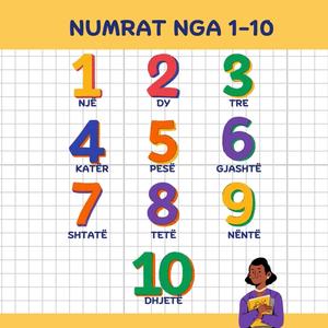 Mëso Numrat nga 1 deri në 10
