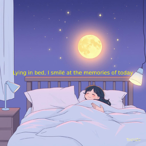 Lying in bed, I smile at the memories of today