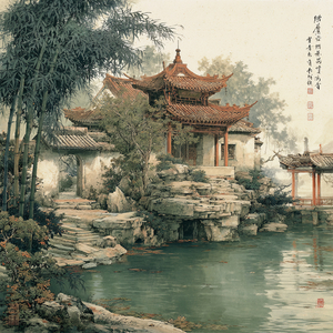 青岚沐身