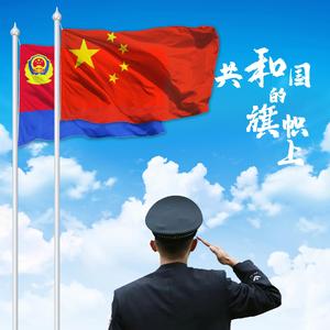 共和国的旗帜上