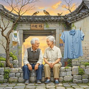 巷口的麻雀_好运来