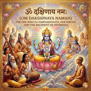 Om Dakshinaya Namah (ॐ दक्षिणाय नमः)