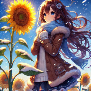 12月のひまわり