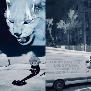 smoking cigs behind a dumpster