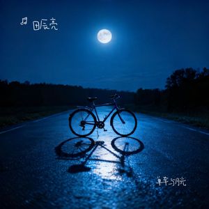 单车与微凉夜色