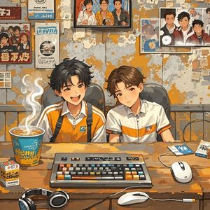 老键盘上的旧时光_好烦