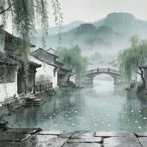 烟雨行舟
