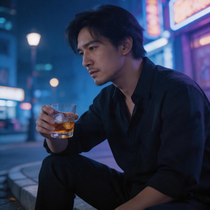 酒杯倒影