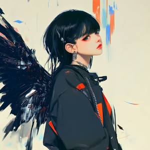 孤高の翼. digitalgirl - produced by hurahura by #digitalgirl