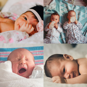 抚慰的婴儿睡觉回忆