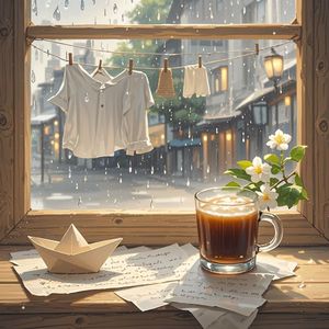 窗台的雨季-辉羽中的旭