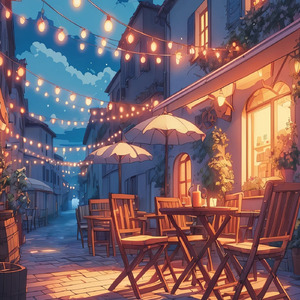 月明かりのテラス