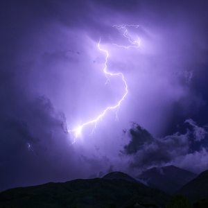 Thunderstorm from the Car