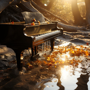 El Piano Resuena Entre Los Árboles Iluminados Por El Sol