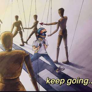 天空中的自行车