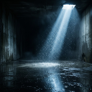 Lluvia en la caja