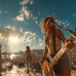 산 정상에서 본 세상