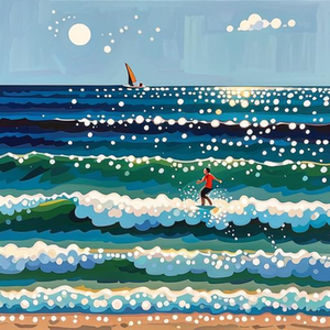 夏日阳光与海浪 伴奏