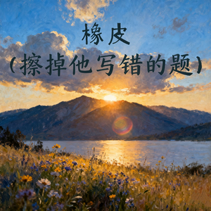 橡皮 (擦掉他写错的题)