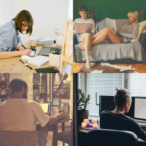 一尘不染在家工作印象数