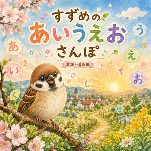 すずめの あいうえお さんぽ