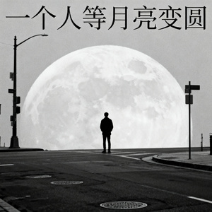 一个人等月亮变圆